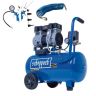 Scheppach HC26Si Silent Air Compressor, 1100W, 24L, 8 Bar, 230L/min,13pc Accessory Kit